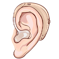 Different types of hearing devices at  Dr. Pradhan's Hearing Aid center